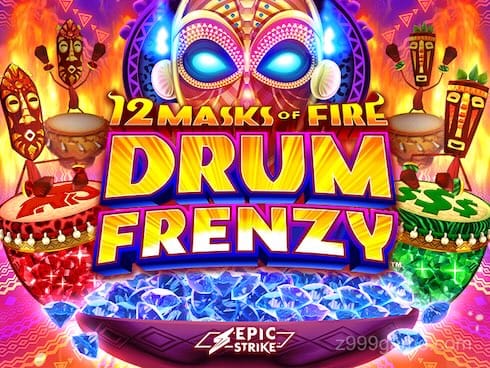 12 Masks of Fire Drum Frenzy
